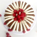 White Chocolate Raspberry Bundt Cake